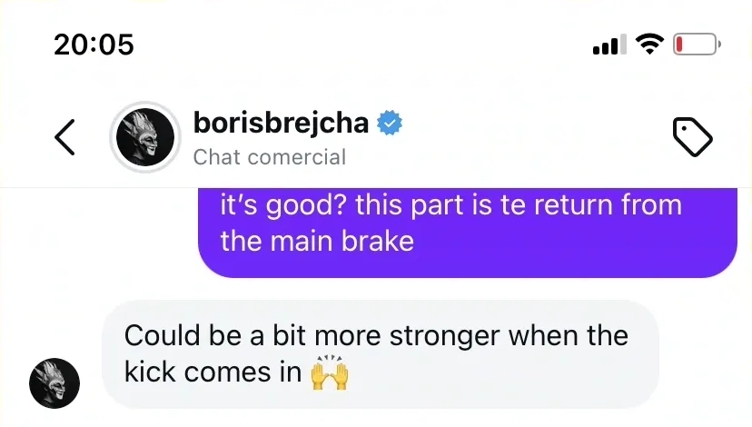 Conversa real com Boris Brejcha no Instagram
